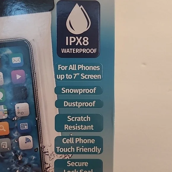 Waterproof Phone Sport Case - White and Black - Picture 4 of 4